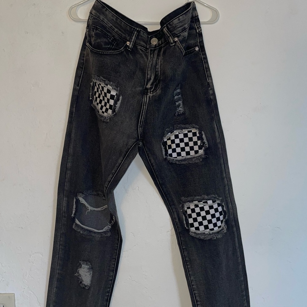 Black Denim Jeans